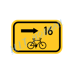 IS21c - Směrová tabulka pro cyklisty