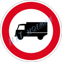B4 - Zákaz vjezdu nákladních automobilů