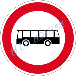 B5 - Zákaz vjezdu autobusů