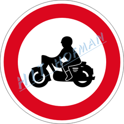 B7 - Zákaz vjezdu motocyklů