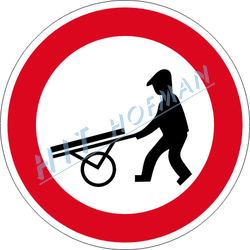 B10 - Zákaz vjezdu ručních vozíků