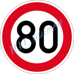 B20a - Nejvyšší dovolená rychlost