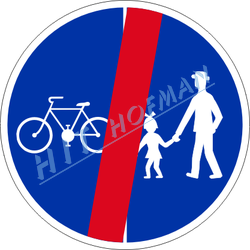 C10b - Konec stezky pro chodce a cyklisty