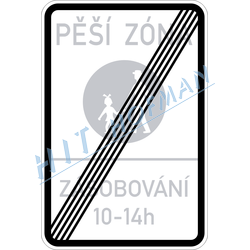 IP27b - Konec pěší zóny