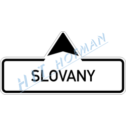 IS4a - Směrová tabule (s jedním místním cílem)