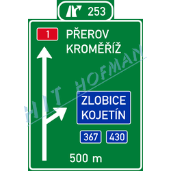 IS6b - Návěst před křižovatkou