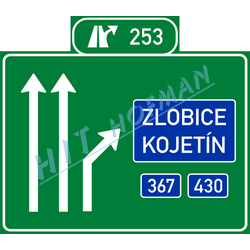 IS6d - Návěst před křižovatkou