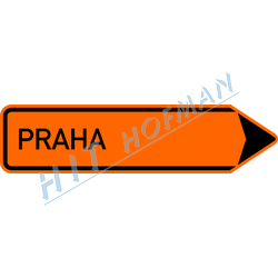 IS11b - Směrová tabule pro vyznačení objížďky