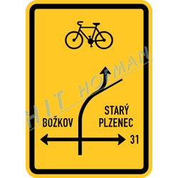 IS20 - Návěst před křižovatkou pro cyklisty