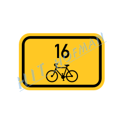 IS21a - Směrová tabulka pro cyklisty