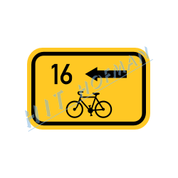 IS21b - Směrová tabulka pro cyklisty